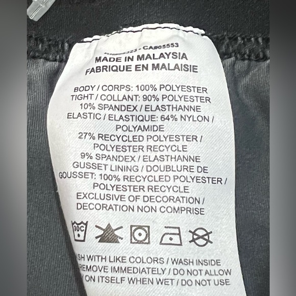 Nike Air Dri-Fit 2 in 1 Running Shorts Dark Gray Women’s Size Small NWOT Lined - Picture 4 of 6